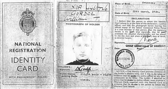 Police ID Card 1946